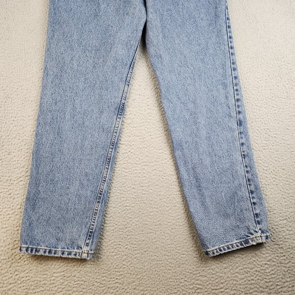 Y2K 90's Arizona Jeans Men's 33x31 Blue Relaxed Fit Straight Leg Stonewash Denim - Picture 12 of 13